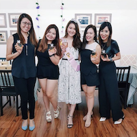 bridal shower perfume workshop for a romantic weekend activity & a great bridal shower dating idea in Singapore , romantic gift for her